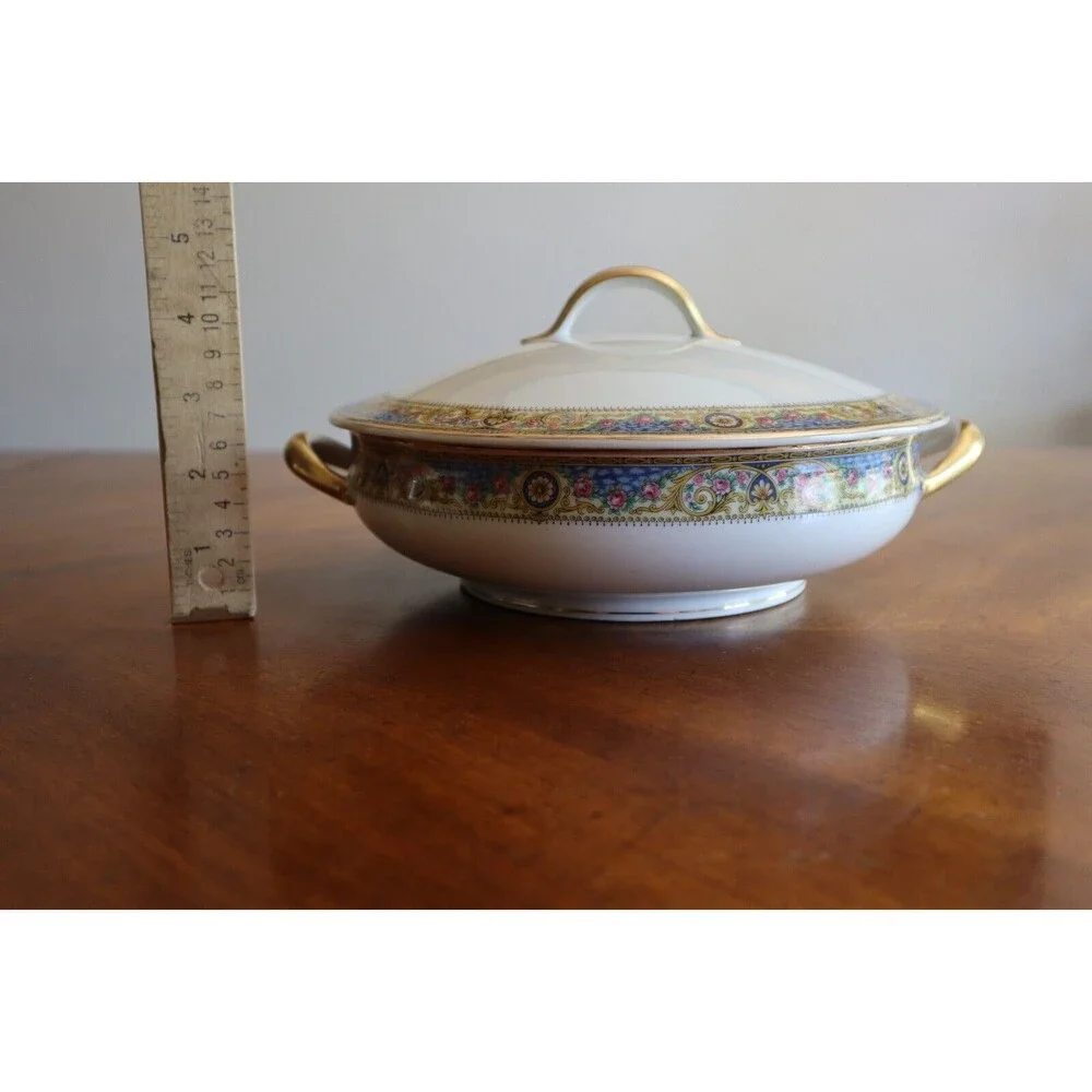 Charles Field Haviland Limoges Soup Tureen Bowl France CFH9 Covered Lid Dish